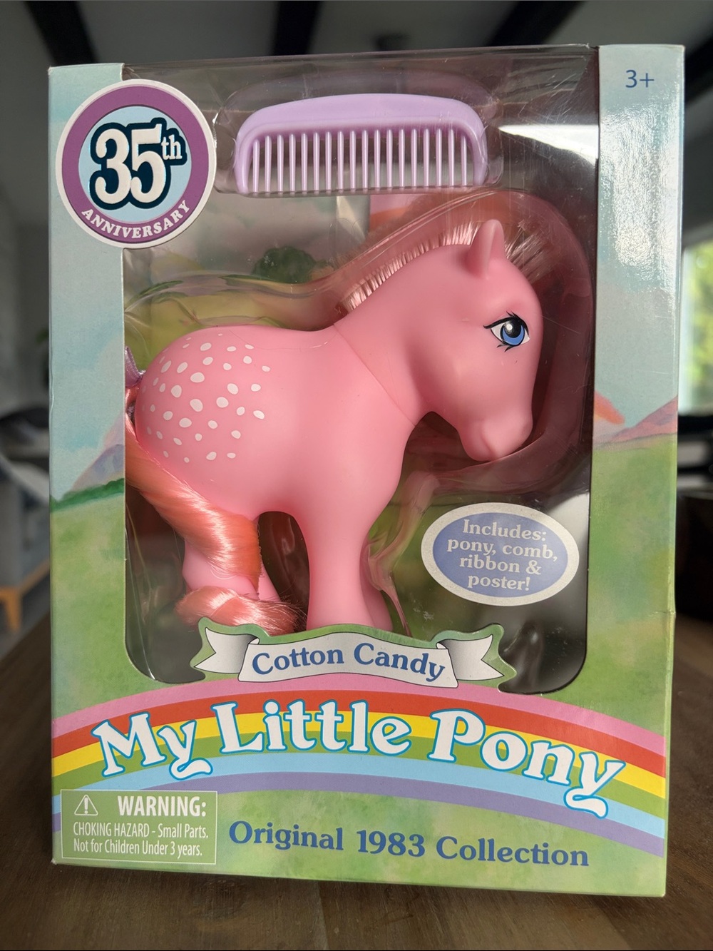 My Little Pony Cotton Candy Pink Pony with Purple Comb